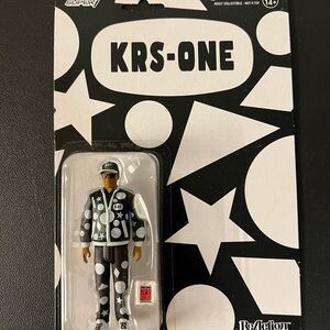 Super7 ReAction: KRS-ONE- Self Destruction 3.75 Figure New
